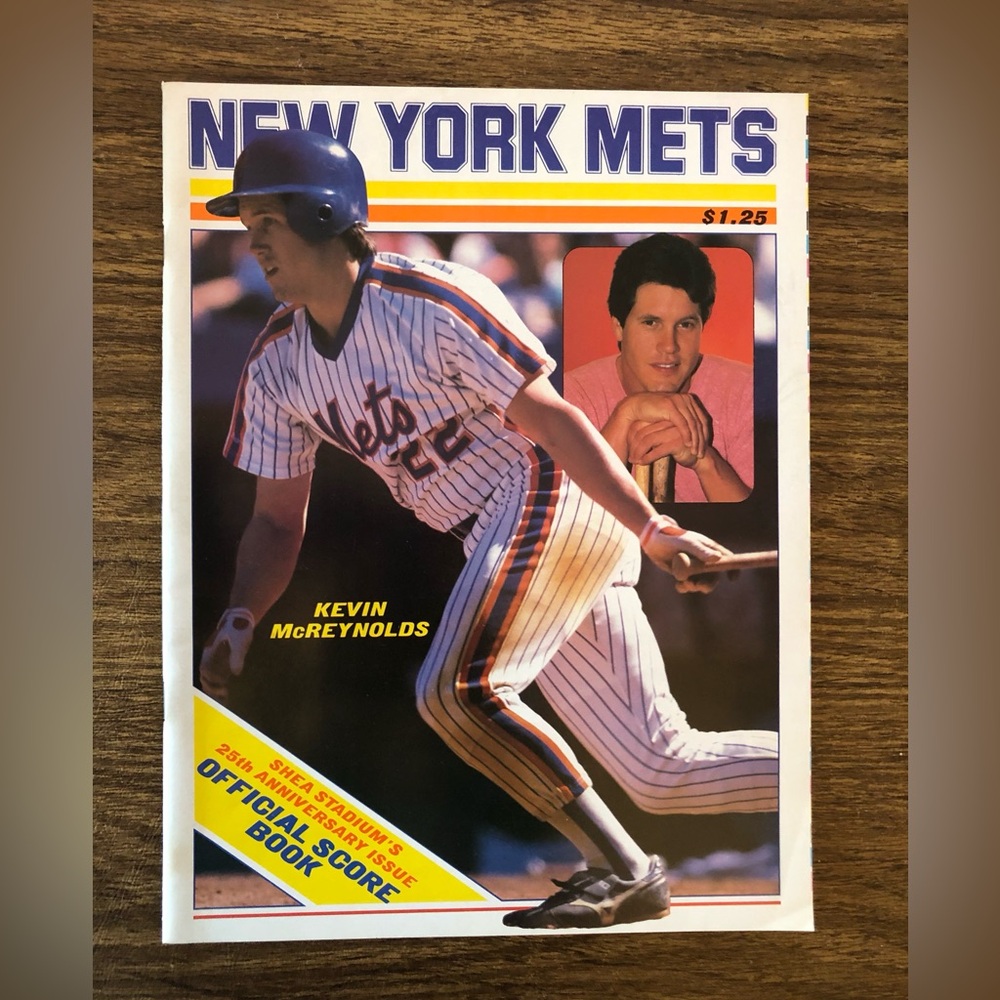 1988 New York Mets Official Score Book
